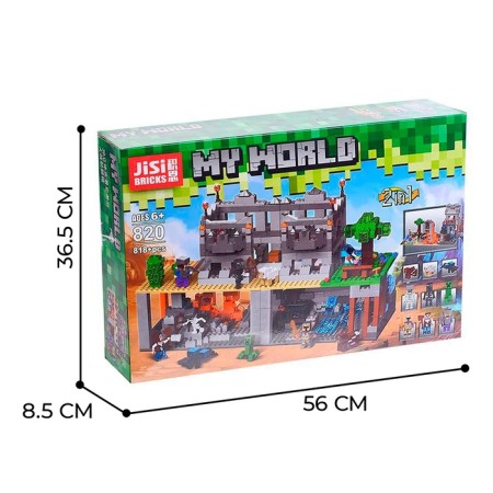 Designer My World "Fortress", 2 assembly options, 818 details-2