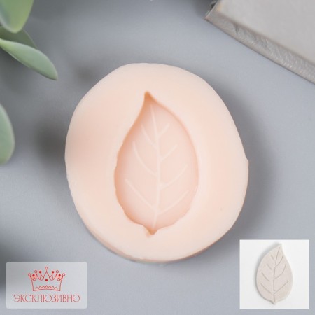 MOLD SILICON "Leaf 4" 2.5x1.5 cm mix