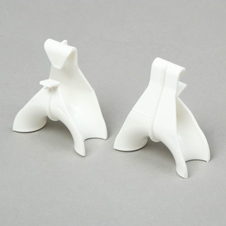 Castle for climbing plants, 6 cm, set of 5 pcs., White-6