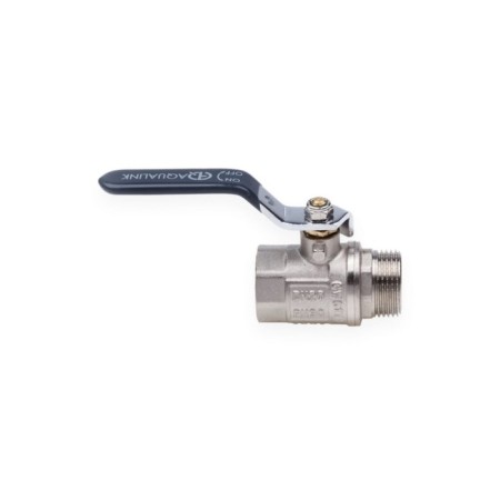 Ballic Aqualink, PN 50 tap, internal/outer thread 1 1/2 ", handle, nickel.-3