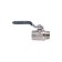 Ballic Aqualink, PN 50 tap, internal/outer thread 1 1/2 ", handle, nickel.