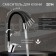 Kitchen mixer Zein Z2111, single -leaf, flexible surge, cartridge 40 mm, black/chromium