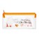 Penal soft, 1 compartment, 95 x 205 mm, flat, PVC, calligrata "geese-gushi"