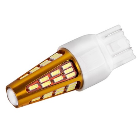 LED LED SkyWay T20 (W21/5W), 12-24 V, 38 SMD diodes, 1-end, white