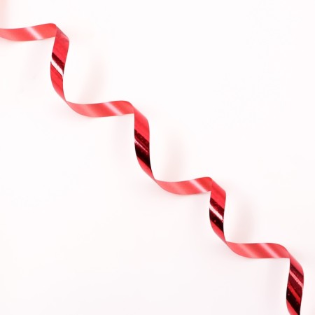 Plastic tape "gloss stars", 1.2cm x 45m, red-2