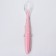 Spoon silicone children's "giraffes", pink color