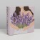 Gift folding box, packaging, "lavender", 26 x 26 x 8 cm