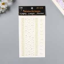 Sticker of rhinestones plastic 