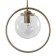 Lamp Bayerlux "Crystalik" 1HE14 40W gold 25x30-130 cm.