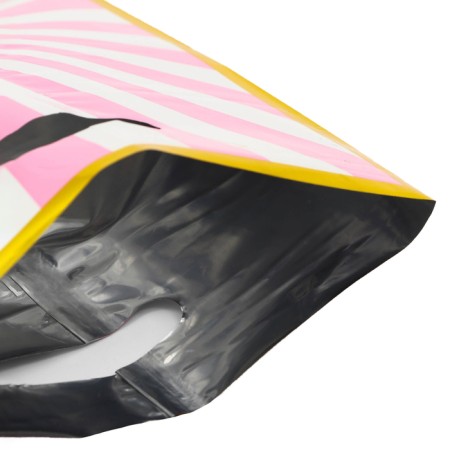 Gift, metallized, "fan" pink 17x25 cm, 20 microns 10 pcs set-4