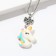 Hair accessories with jewelry "everyone dreams", elastic bands, pendants and pusets