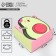 Gift folding box, packaging, "avocado", 15 x 15 x 8 cm