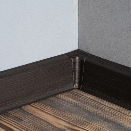 Floor skirting board 55mm "decoration", 303 wenge dark 2.2m-2