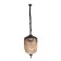 Ceiling light "Julius" brown/black 1x40W, E27, 46x46x82 cm