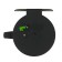Inertial coil, metal plastic, diameter 6.5 cm, guide, black-salan, 701d