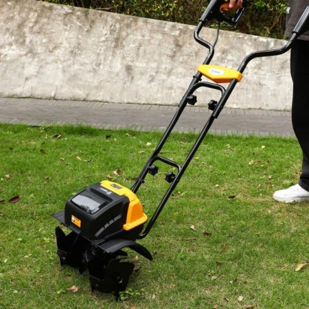Cultivator battery DEKO DKET40V, 20 V, 2x4 Ah, depth/width 180/360 mm-4