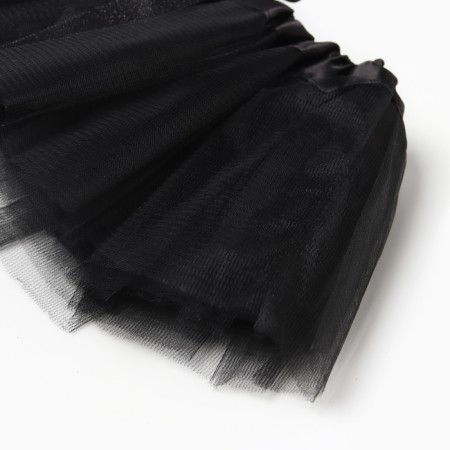 Skirt elegant for a girl crumb I, black, 17 cm-2