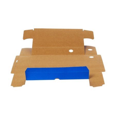 Archive box with A4 Calligrata valve, 100 mm, microgofrotcard, up to 900 sheets, blue-5