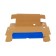 Archive box with A4 Calligrata valve, 100 mm, microgofrotcard, up to 900 sheets, blue