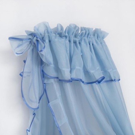 Monophonic canopy, 150x300 cm, blue color-1