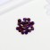 Glass beads, 6 mm, 20 pcs. violet