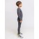 Thermal underwear is two -layer children, height 110 cm, color black melange