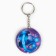 New Year's keychain with a flashlight for the keys "New Year: Snake" 5 x 10 cm