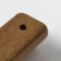 Porcelain dish for serving with a wooden handle Magistro, D = 20 cm, green color