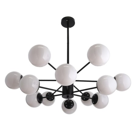 Barensa chandelier 12x40W E27 Black 86x86x75 cm Bayerlux