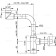 Siphon for the sink Alcaplast a403 Design, DN = 32, mm, saving space, chrome