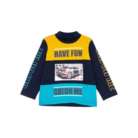 Turtleneck for a boy, height 80 cm-3