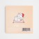 Cards-Mini "Micper New Year", cats, 7 x 7 cm, New Year