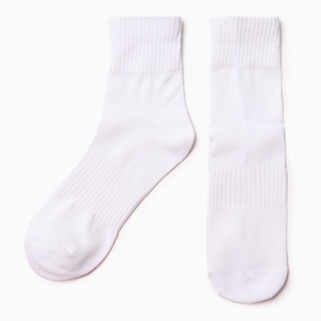 Women's socks, white color, size 36-41