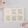 Decor for creativity Glass "Rhinas. Light yellow" d = 2-4.8 mm nr 1188 pcs 6x8x1.5 cm