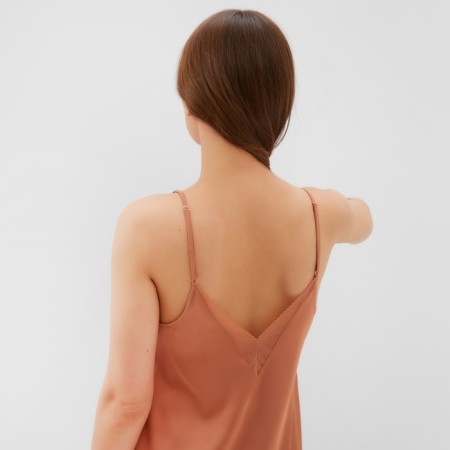 Female pajamas (T -shirt and shorts) Kaftan Terracotta p. 44-46-9
