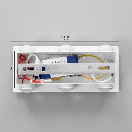 Sconces "Reflection" LED 12W 3000k Black 18x4.5x8cm-6