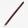 Leather collar on synthetic winterizer, 82 x 4.5 cm, Osh 50-70 cm, brown