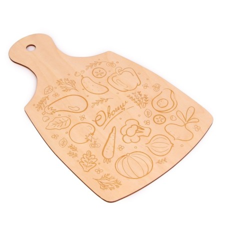 Burning board "Vegetables" cutting board-3