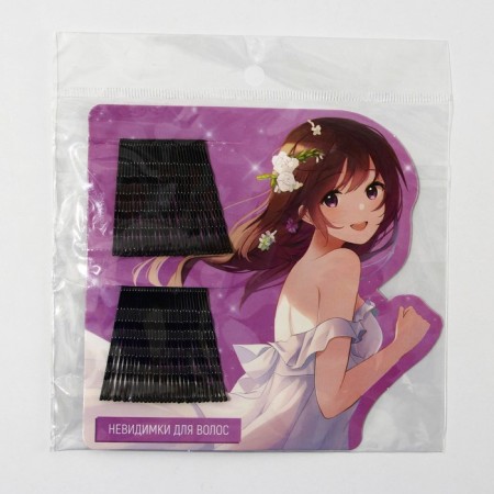 Invisibility for hair "Tenderness" 60 pcs, 4.5 cm-9