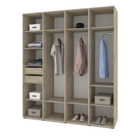 Set of two drawers Stone, 476x500x361 Gray oak-5