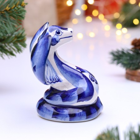 Souvenir "Snake of Cassier", Gzhel-4
