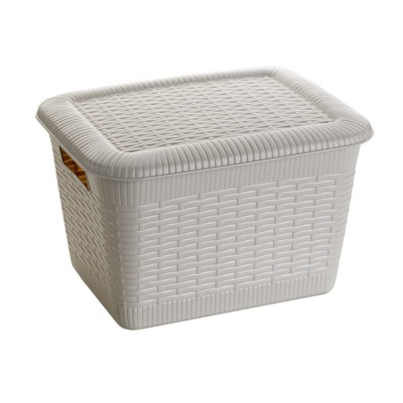 Universal basket with a lid, color mix