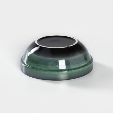 Porcelain plate Verde Notte, 600 ml, D = 15.5 cm-2