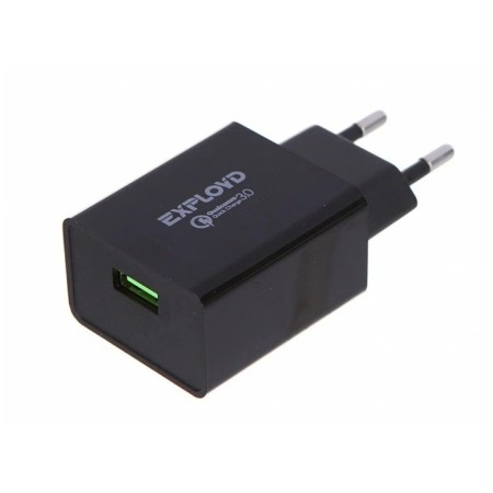 EXPLOYD EX-Z-1146, USB, 3 A, 18 W, fast charging, black