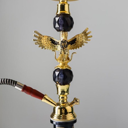 Hookan "Gohan", 52 cm, 1 pipe, golden-4