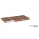 Class table "Agami Gold", 500 × 310 × 705 mm, color white marble
