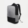 Set of men's backpack on a zipper with USB, external pocket, cosmetic bag, bag, color gray color