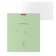 Notebook 12 sheets in a narrow ruler, Erichkrause "Classic", cover coated cardboard, OFSET block, Green