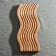 Defense board for feeding and serving ADELICA "Wave", 31 × 15 × 1.8 cm, birch