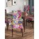 Czech for a chair "Symphony from flowers", decorative, velor